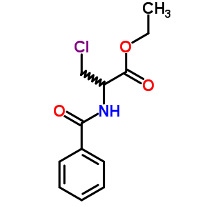 3-Chloro-2-(benzoylamino)propionic acid ethyl esterStructure,38523-97-6Structure 3-Chloro-2-(benzoylamino)propionic acid ethyl ester Structure,38523-97-6Structure
