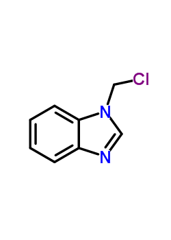 1H-benzimidazole,1-(chloromethyl)-(9ci)Structure,38641-73-5Structure 1H-benzimidazole,1-(chloromethyl)-(9ci) Structure,38641-73-5Structure