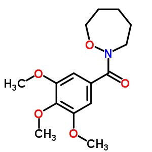 Hexahydro-1,2-oxazepin-2-yl (3,4,5-trimethoxyphenyl) ketoneStructure,38943-51-0Structure Hexahydro-1,2-oxazepin-2-yl (3,4,5-trimethoxyphenyl) ketone Structure,38943-51-0Structure