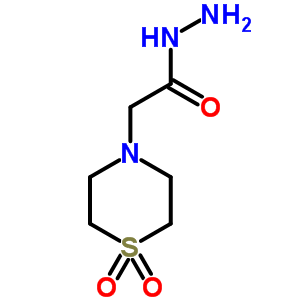 2-(1,1-Dioxo-1lambda6,4-thiazinan-4-yl)acetohydrazideStructure,39093-81-7Structure 2-(1,1-Dioxo-1lambda6,4-thiazinan-4-yl)acetohydrazide Structure,39093-81-7Structure
