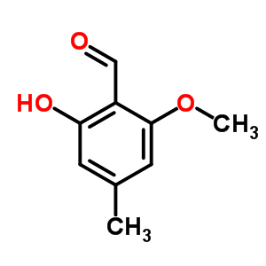 Benzaldehyde,2-hydroxy-6-methoxy-4-methyl-Structure,39503-23-6Structure Benzaldehyde,2-hydroxy-6-methoxy-4-methyl- Structure,39503-23-6Structure