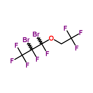 1,2-Dibromopentafluoropropyl 2,2,2-trifluoroethyl etherStructure,396716-52-2Structure 1,2-Dibromopentafluoropropyl 2,2,2-trifluoroethyl ether Structure,396716-52-2Structure