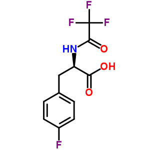 3-(4-氟苯基)-2-[(2,2,2-三氟乙?；?氨基]丙酸結(jié)構(gòu)式_39801-54-2結(jié)構(gòu)式