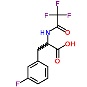 3-(3-氟苯基)-2-[(2,2,2-三氟乙?；?氨基]丙酸結(jié)構(gòu)式_39801-55-3結(jié)構(gòu)式
