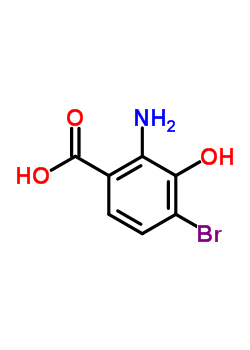 4-Bromo-3-hydroxyanthranilic acidStructure,39978-92-2Structure 4-Bromo-3-hydroxyanthranilic acid Structure,39978-92-2Structure