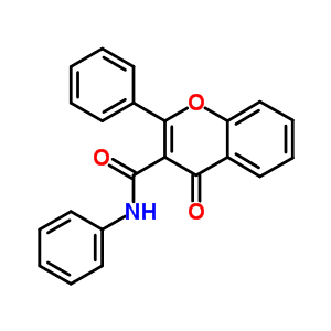 4-氧代-N,2-二苯基-色烯-3-羧酰胺結(jié)構(gòu)式_39984-23-1結(jié)構(gòu)式