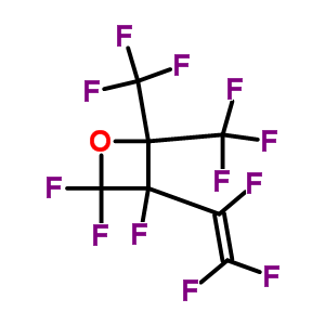 2,2-Bis(trifluoromethyl)-3-(trifluorovinyl)trifluorooxetaneStructure,400629-07-4Structure 2,2-Bis(trifluoromethyl)-3-(trifluorovinyl)trifluorooxetane Structure,400629-07-4Structure