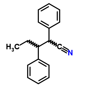 Benzenepropanenitrile, b-ethyl-a-phenyl-Structure,40232-60-8Structure Benzenepropanenitrile, b-ethyl-a-phenyl- Structure,40232-60-8Structure