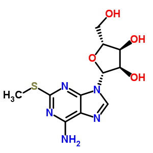 2-MethylthioadenosineStructure,4105-39-9Structure 2-Methylthioadenosine Structure,4105-39-9Structure