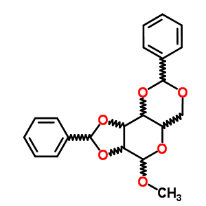 Methyl-2,3:4,6-Di-O-Benzylidine-D-MannopyranosideStructure,4148-71-4Structure Methyl-2,3:4,6-Di-O-Benzylidine-D-Mannopyranoside Structure,4148-71-4Structure