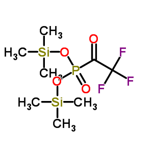 Bis(trimethylsilyl)trifluoro acetyl phosphonateStructure,41898-99-1Structure Bis(trimethylsilyl)trifluoro acetyl phosphonate Structure,41898-99-1Structure