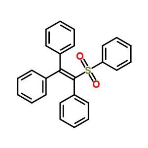 1,2,2-TriphenylethenylsulfonylbenzeneStructure,41946-66-1Structure 1,2,2-Triphenylethenylsulfonylbenzene Structure,41946-66-1Structure