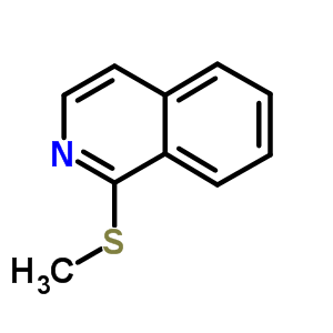 1-(甲基硫代)-異喹啉結(jié)構(gòu)式_42088-41-5結(jié)構(gòu)式