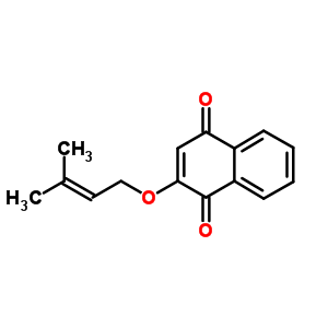 2-(3-Methylbut-2-enoxy)naphthalene-1,4-dione Structure,42164-69-2Structure