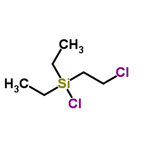 Chloro-(2-chloroethyl)-diethyl-silaneStructure,4225-87-0Structure Chloro-(2-chloroethyl)-diethyl-silane Structure,4225-87-0Structure