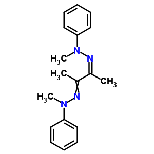 2,3-Butanedione,2,3-di-2-methyl-2-phenylhydrazoneStructure,42479-40-3Structure 2,3-Butanedione,2,3-di-2-methyl-2-phenylhydrazone Structure,42479-40-3Structure