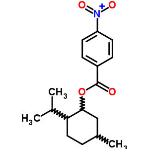 Cyclohexanol,5-methyl-2-(1-methylethyl)-, 1-(4-nitrobenzoate)Structure,4277-14-9Structure Cyclohexanol,5-methyl-2-(1-methylethyl)-, 1-(4-nitrobenzoate) Structure,4277-14-9Structure