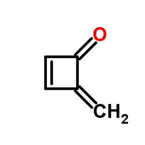 4-亞甲基-2-環(huán)丁烯-1-酮結(jié)構(gòu)式_42827-31-6結(jié)構(gòu)式