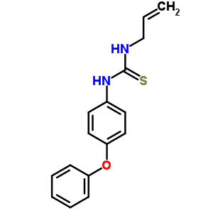 1-Allyl-3-(4-phenoxyphenyl)thioureaStructure,433253-68-0Structure 1-Allyl-3-(4-phenoxyphenyl)thiourea Structure,433253-68-0Structure
