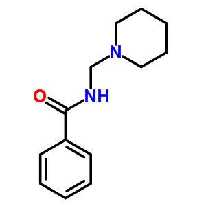 Benzamide, n-(1-piperidinylmethyl)-Structure,4380-83-0Structure Benzamide, n-(1-piperidinylmethyl)- Structure,4380-83-0Structure