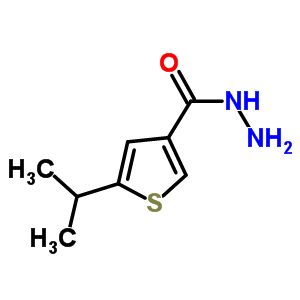 5-Isopropylthiophene-3-carbohydrazideStructure,438221-49-9Structure 5-Isopropylthiophene-3-carbohydrazide Structure,438221-49-9Structure