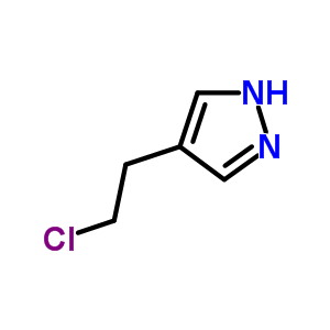 4-(2-Chloroethyl)-1h-pyrazoleStructure,438475-37-7Structure 4-(2-Chloroethyl)-1h-pyrazole Structure,438475-37-7Structure