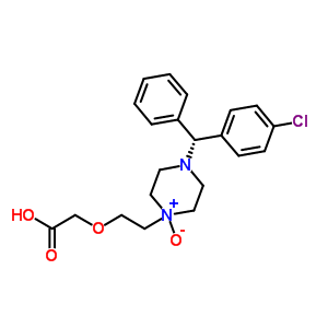 (R)-西替利嗪N-氧化物結(jié)構(gòu)式_442863-80-1結(jié)構(gòu)式