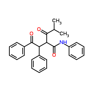 N,3-diphenyl-2-(2-methyl-1-oxopropyl)4-oxo-n-benzenebutanamideStructure,444577-70-2Structure N,3-diphenyl-2-(2-methyl-1-oxopropyl)4-oxo-n-benzenebutanamide Structure,444577-70-2Structure