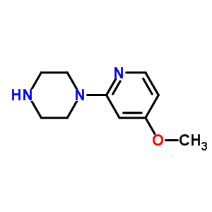 1-(4-甲氧基-2-吡啶)-哌嗪結構式_444666-41-5結構式