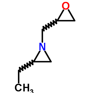 Aziridine, 1-(2,3-epoxypropyl)-2-ethyl-Structure,4465-97-8Structure Aziridine, 1-(2,3-epoxypropyl)-2-ethyl- Structure,4465-97-8Structure