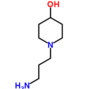 1-(3-Amino-propyl)-piperidin-4-olStructure,4608-78-0Structure 1-(3-Amino-propyl)-piperidin-4-ol Structure,4608-78-0Structure