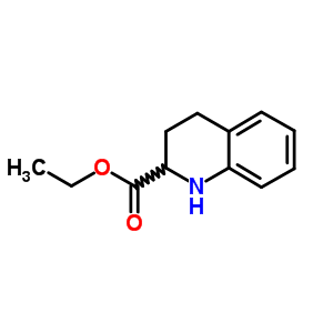 1,2,3,4-Tetrahydro-quinoline-2-carboxylic acid ethyl esterStructure,4620-34-2Structure 1,2,3,4-Tetrahydro-quinoline-2-carboxylic acid ethyl ester Structure,4620-34-2Structure