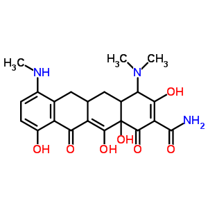 7-單去甲基二甲胺四環(huán)素結(jié)構(gòu)式_4708-96-7結(jié)構(gòu)式