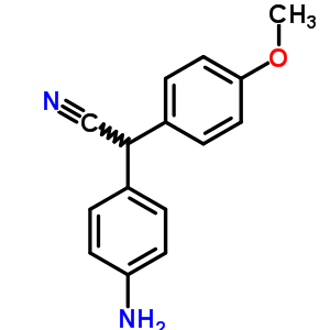 Acetonitrile, (p-aminophenyl)(p-methoxyphenyl)- (7ci,8ci)Structure,4760-54-7Structure Acetonitrile, (p-aminophenyl)(p-methoxyphenyl)- (7ci,8ci) Structure,4760-54-7Structure