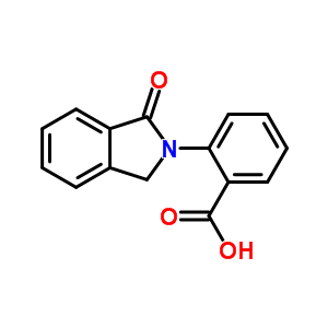 2-(1-氧代-1,3-二氫-2H-異吲哚-2-基)苯羧酸結(jié)構(gòu)式_4770-69-8結(jié)構(gòu)式