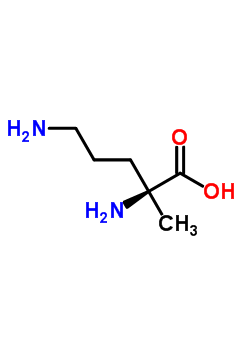 L-ornithine, 2-methyl-(9ci) Structure,48047-95-6Structure