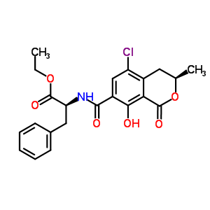 Ochratoxin CStructure,4865-85-4Structure Ochratoxin C Structure,4865-85-4Structure