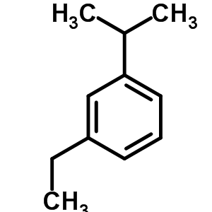 1-乙基-3-異丙基苯結(jié)構(gòu)式_4920-99-4結(jié)構(gòu)式