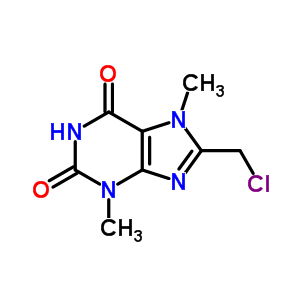 8-(Chloromethyl)-3,7-dimethyl-purine-2,6-dioneStructure,4921-56-6Structure 8-(Chloromethyl)-3,7-dimethyl-purine-2,6-dione Structure,4921-56-6Structure
