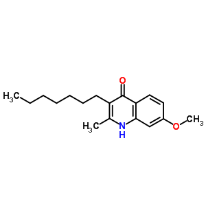 3-Heptyl-7-methoxy-2-methyl-1h-quinolin-4-oneStructure,4939-34-8Structure 3-Heptyl-7-methoxy-2-methyl-1h-quinolin-4-one Structure,4939-34-8Structure