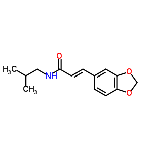 Cinnamamide, n-isobutyl-3,4-(methylenedioxy)-Structure,495-86-3Structure Cinnamamide, n-isobutyl-3,4-(methylenedioxy)- Structure,495-86-3Structure
