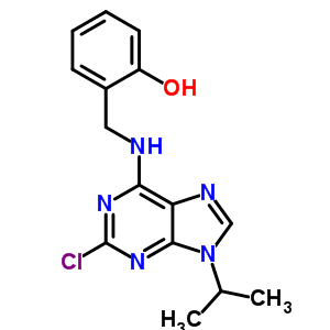 2-Chloro-6-(2-hydroxybenzylamino)-9-isopropylpurineStructure,500568-72-9Structure 2-Chloro-6-(2-hydroxybenzylamino)-9-isopropylpurine Structure,500568-72-9Structure