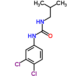 3-(3,4-Dichlorophenyl)-1-(2-methylpropyl)ureaStructure,5006-90-6Structure 3-(3,4-Dichlorophenyl)-1-(2-methylpropyl)urea Structure,5006-90-6Structure