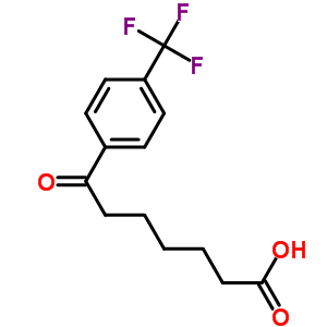 7-Oxo-7-(4-trifluoromethylphenyl)heptanoic acidStructure,502651-46-9Structure 7-Oxo-7-(4-trifluoromethylphenyl)heptanoic acid Structure,502651-46-9Structure