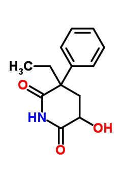 4-Hydroxy-2-ethyl-2-phenylglutarimideStructure,50275-60-0Structure 4-Hydroxy-2-ethyl-2-phenylglutarimide Structure,50275-60-0Structure