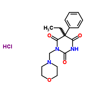 1-(Morpholinomethyl)phenobarbital hydrochlorideStructure,50309-45-0Structure 1-(Morpholinomethyl)phenobarbital hydrochloride Structure,50309-45-0Structure
