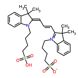 吲哚單羰花青結(jié)構(gòu)式_50354-01-3結(jié)構(gòu)式