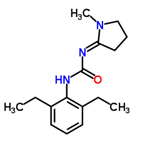 1-(2,6-Diethylphenyl)-3-(1-methylpyrrolidin-2-ylidene)ureaStructure,50529-07-2Structure 1-(2,6-Diethylphenyl)-3-(1-methylpyrrolidin-2-ylidene)urea Structure,50529-07-2Structure