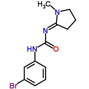 1-(M-bromophenyl)-3-(1-methylpyrrolidin-2-ylidene)ureaStructure,50529-13-0Structure 1-(M-bromophenyl)-3-(1-methylpyrrolidin-2-ylidene)urea Structure,50529-13-0Structure