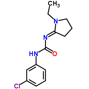 1-(M-chlorophenyl)-3-(1-ethylpyrrolidin-2-ylidene)ureaStructure,50529-32-3Structure 1-(M-chlorophenyl)-3-(1-ethylpyrrolidin-2-ylidene)urea Structure,50529-32-3Structure